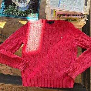 Ralph Lauren sport cable cotton sweater